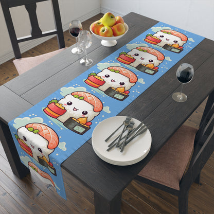 Anime Sushi - Japanese Cute kawaii - Otaku Gift - Table Runner (Cotton, Poly)