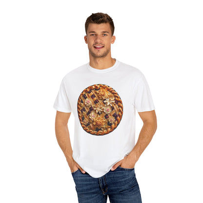 Terracotta Pie, Food Gift, Unisex Garment-Dyed T-shirt