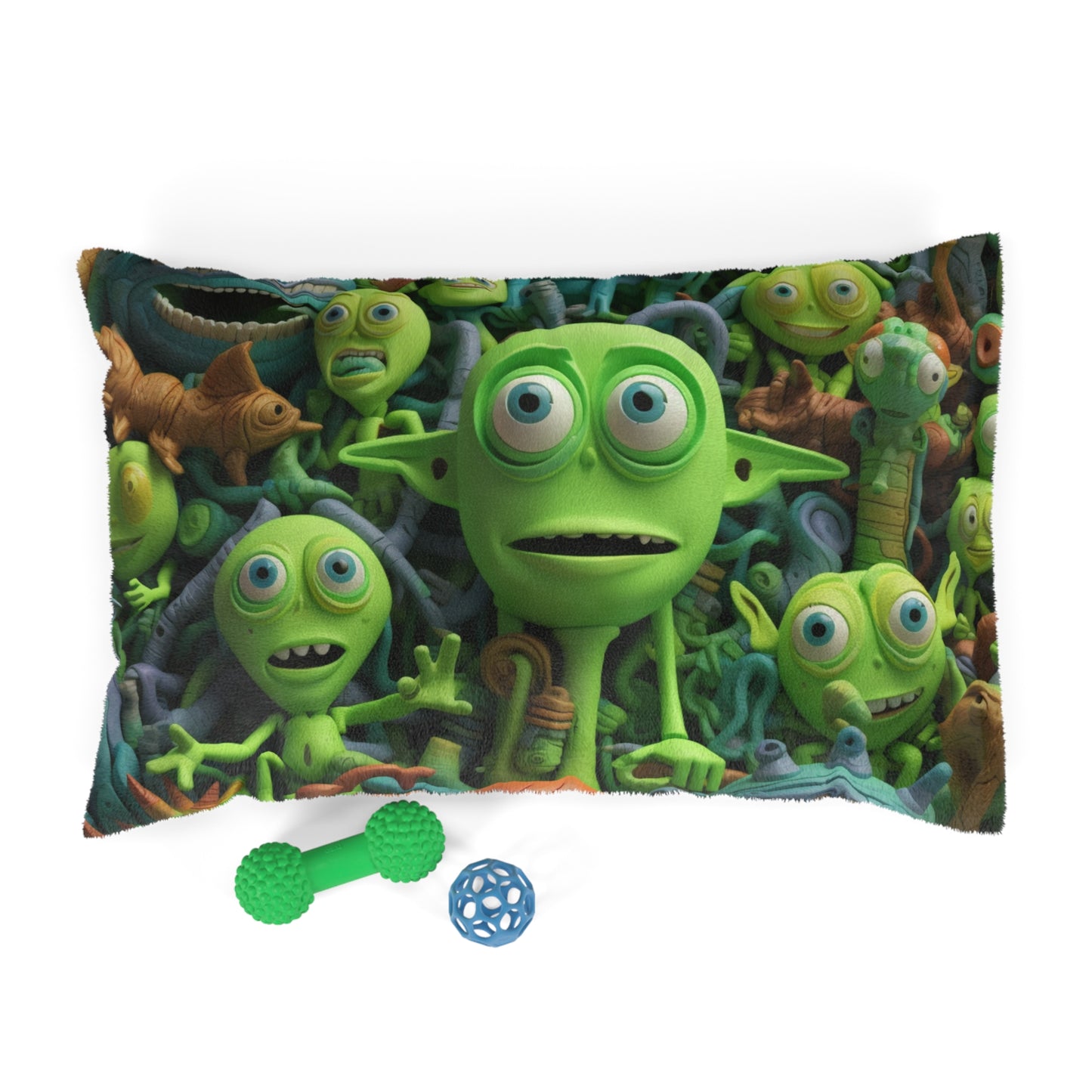 Toy Alien Story Space Character Galactic UFO Anime Cartoon - Dog & Pet Bed