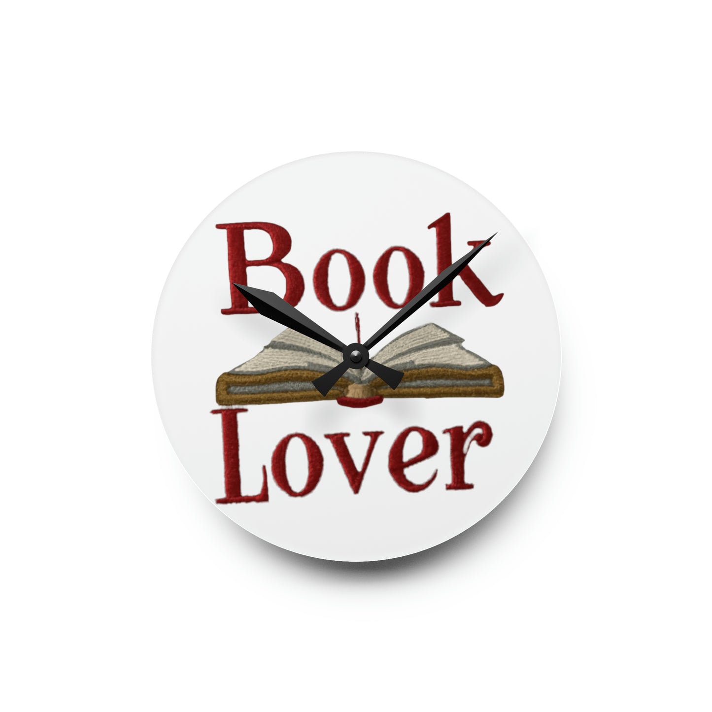 Book Lover Reader - Acrylic Wall Clock