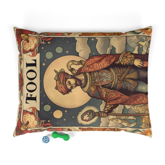 Expressive Tarot - 'The Fool' Card Artistic Reading Symbol - Dog & Pet Bed