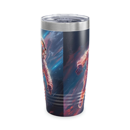Astronaut Outer Space - Galaxy Starfield - Ringneck Tumbler, 20oz