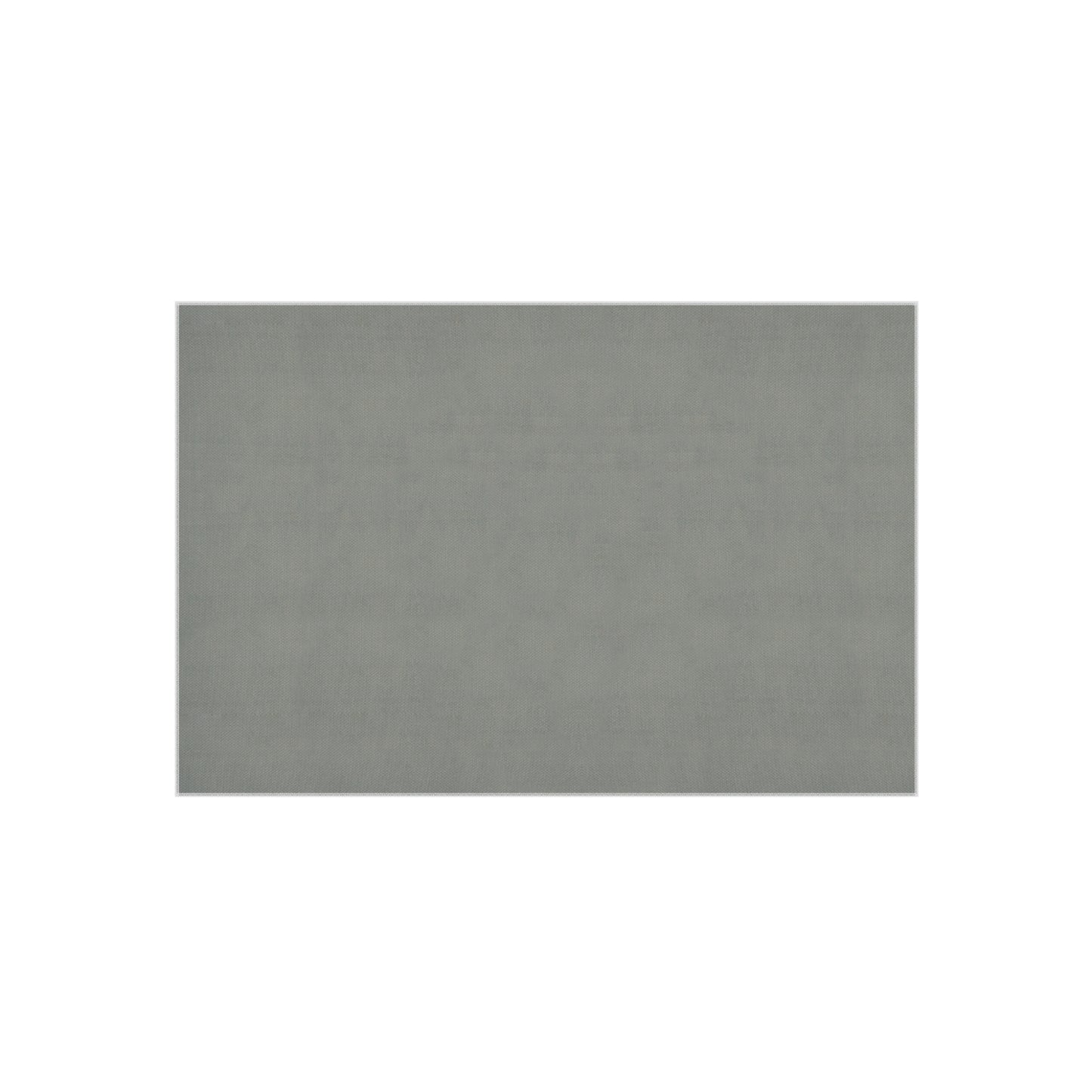 Olive Green Denim-Style: Seamless, Textured Fabric - Outdoor Rug