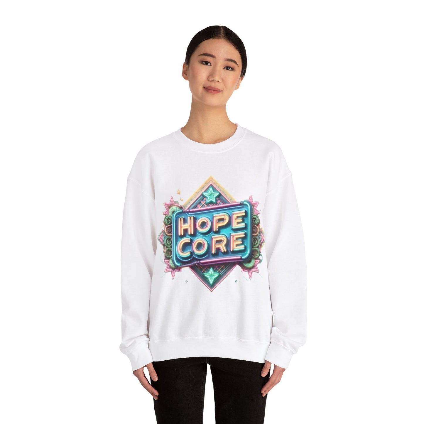 Hopecore, Unisex Heavy Blend™ Crewneck Sweatshirt