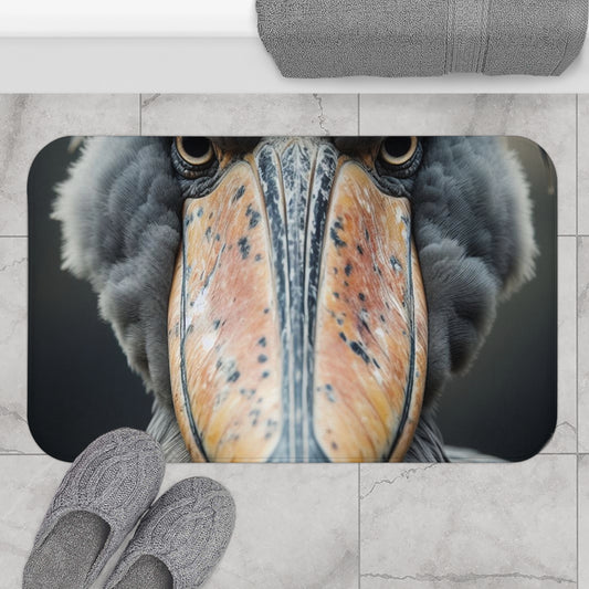 Shoebill Bird Gift, Bath Mat