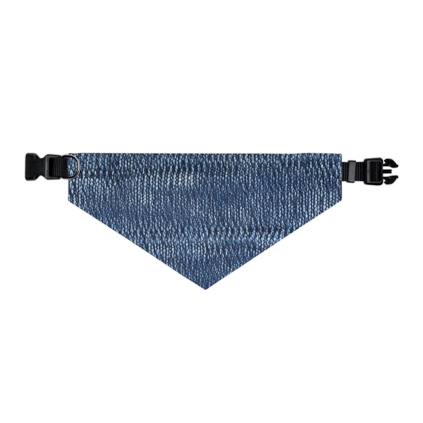 Indigo blue jean Denim Design Pattern Style - Pet Bandana Collar