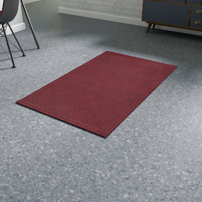 Seamless Texture - Maroon/Burgundy Denim-Inspired Fabric - Dobby Rug