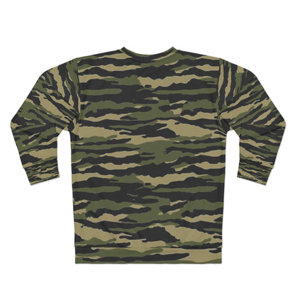 Tiger Stripe Camouflage: Military Style - Unisex Sweatshirt (AOP)