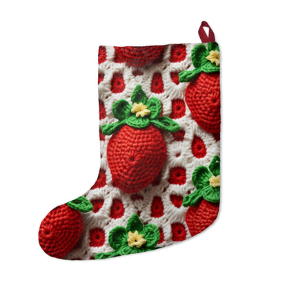 Strawberry Crochet Pattern - Amigurumi Strawberries - Fruit Design for Home and Gifts - Christmas Stockings