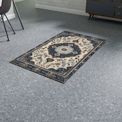 Elegant Dobby Rug with Intricate Oriental Design - High-Quality Material