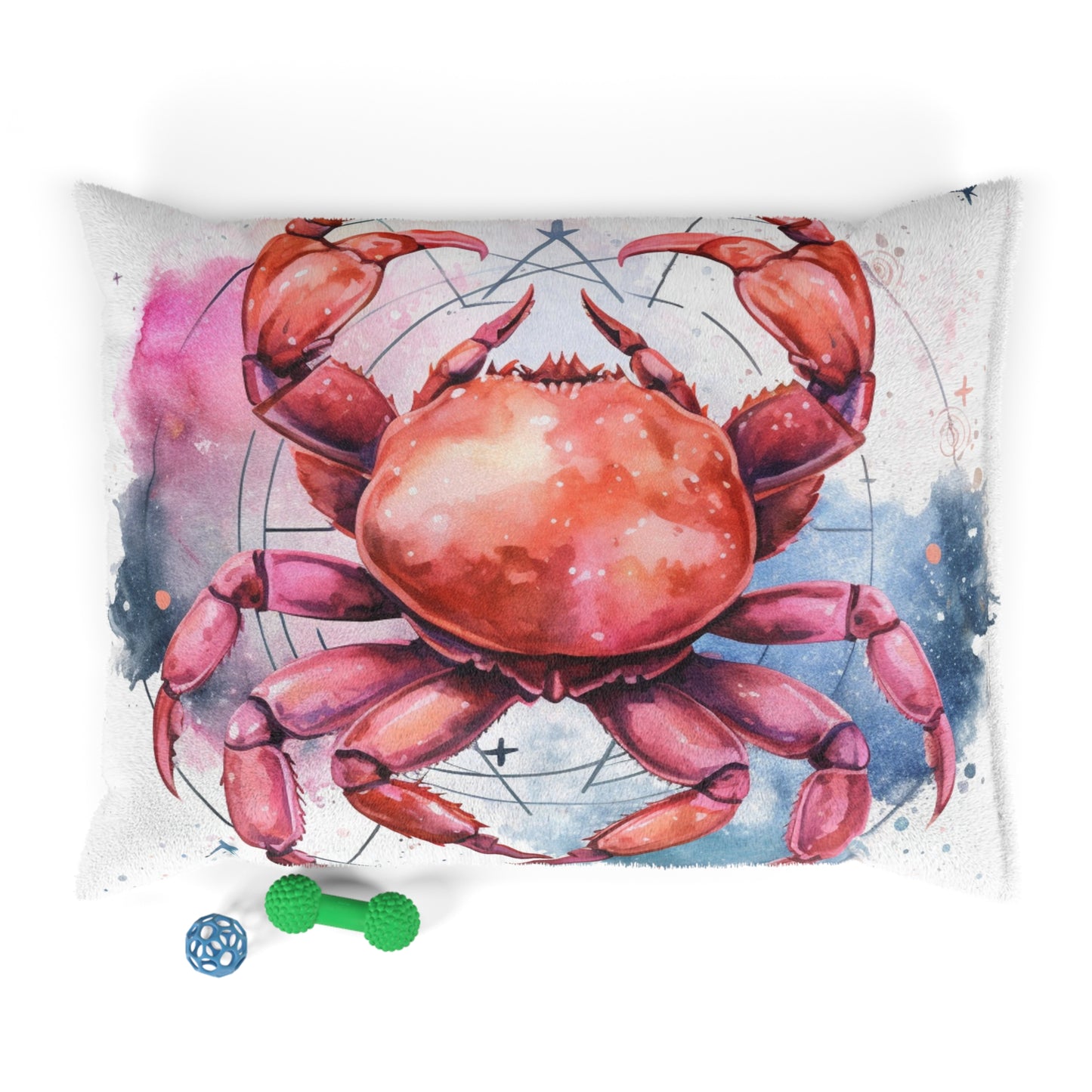 Cancer Star Sign - Elegant Zodiac Astrology - Pet Bed