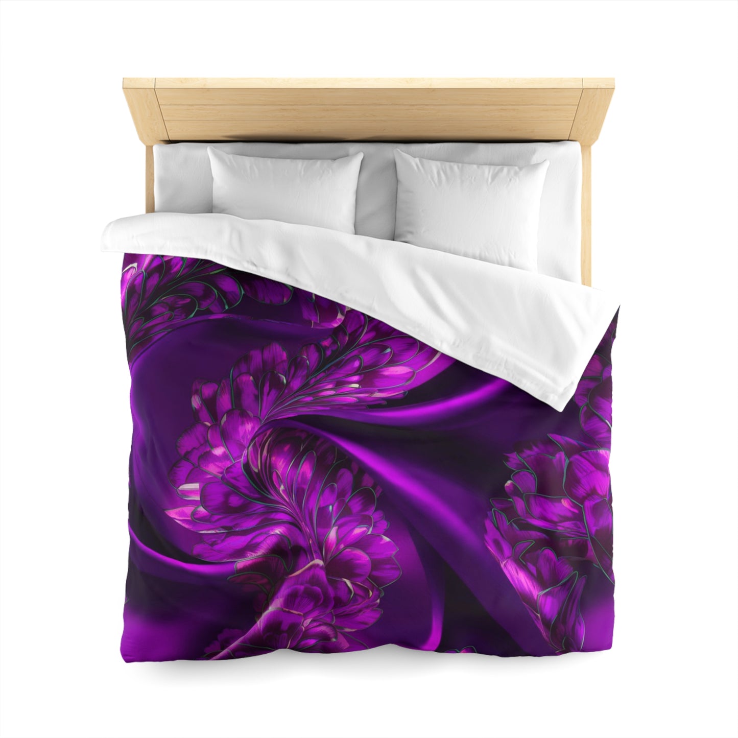 Purple Silk, Microfiber Duvet Cover