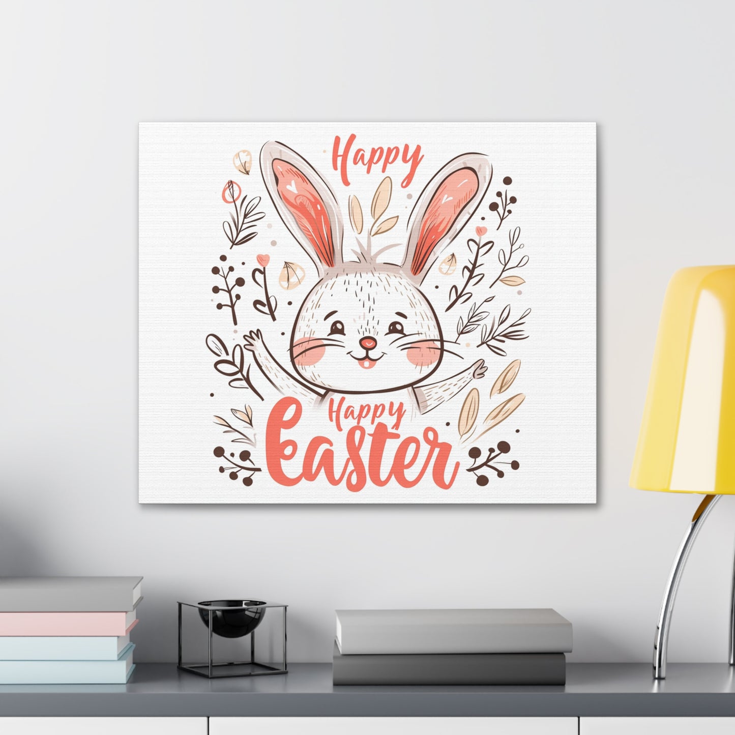 Happy Easter Bunny, Canvas Gallery Wraps