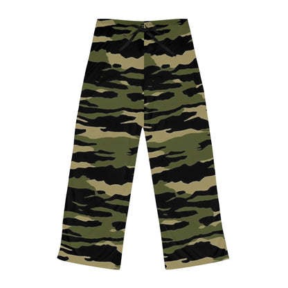 Tiger Stripe Camouflage: Military Style - Women's Pajama Pants (AOP)