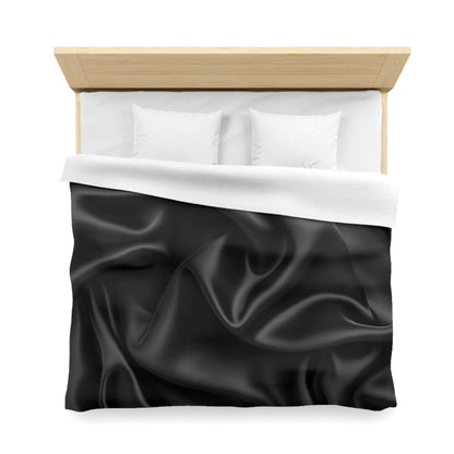 Black Silk, Microfiber Duvet Cover