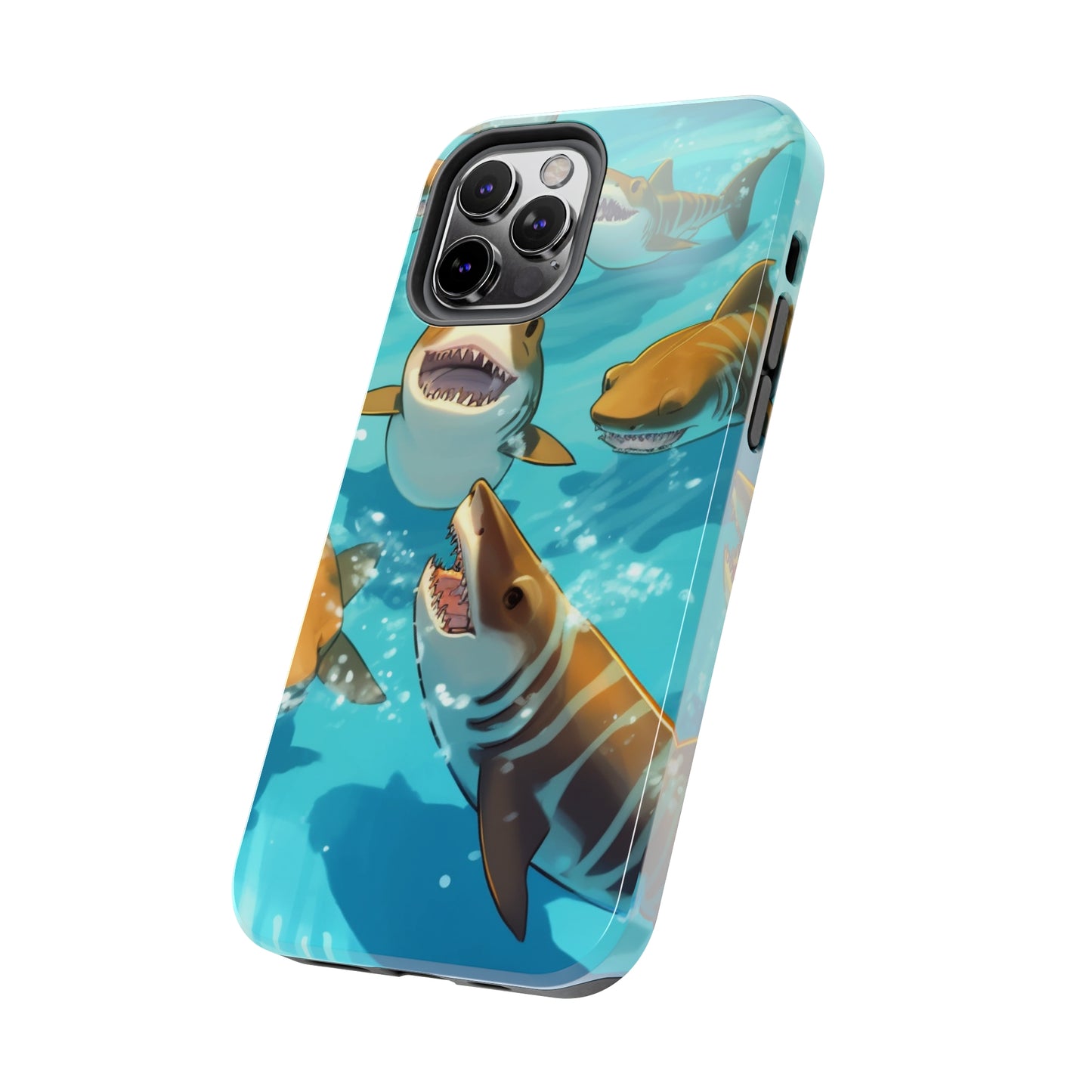 Tiger Shark: Ocean Marine Wildlife - Underwater - Tough Phone Cases