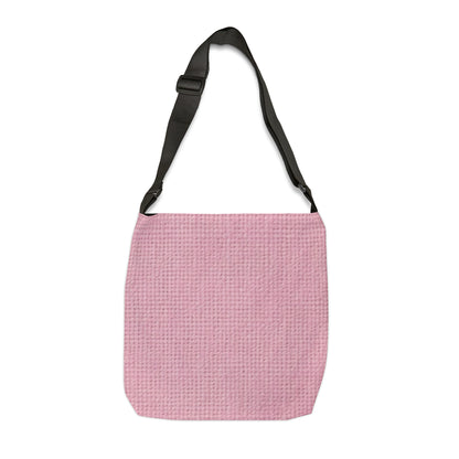 Blushing Garment Dye Pink: Denim-Inspired, Soft-Toned Fabric - Adjustable Tote Bag (AOP)