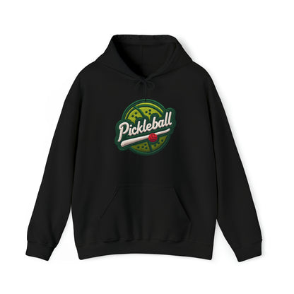 Pickleball Sport Embroider - Insignia de parche de chenilla - Sudadera con capucha unisex Heavy Blend™