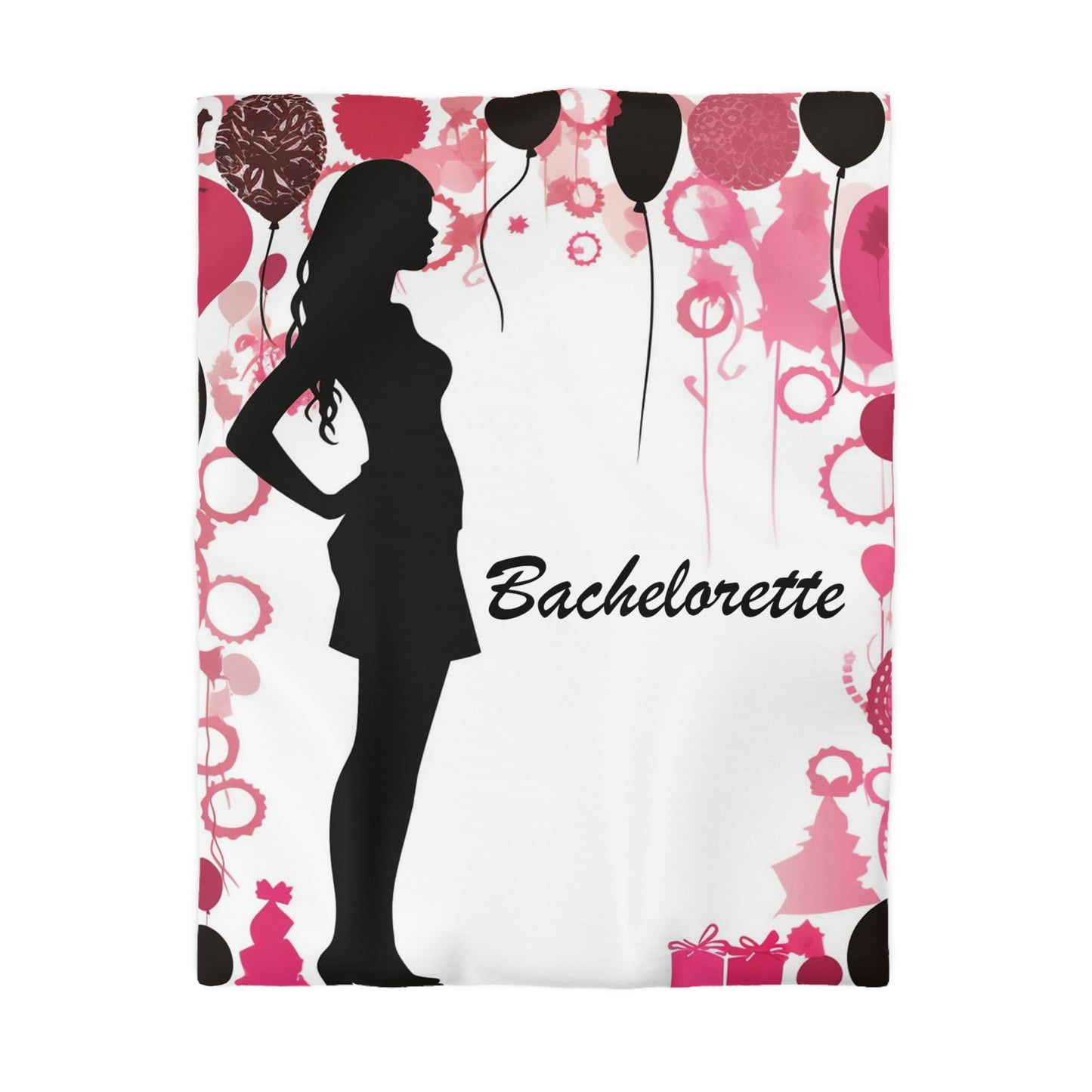 Bachelorette Fiesta Fun & Sassy Bride-to-Be Party - Microfiber Duvet Cover