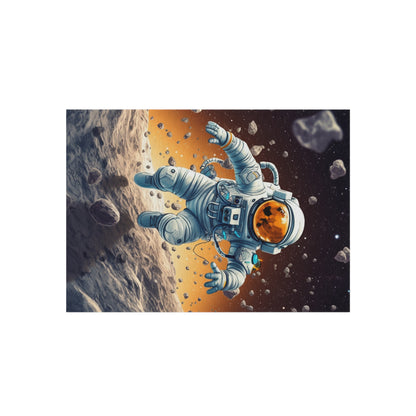 Galactic Adventurer - Celestial Star Art: Deep Space Exploration - Outdoor Rug