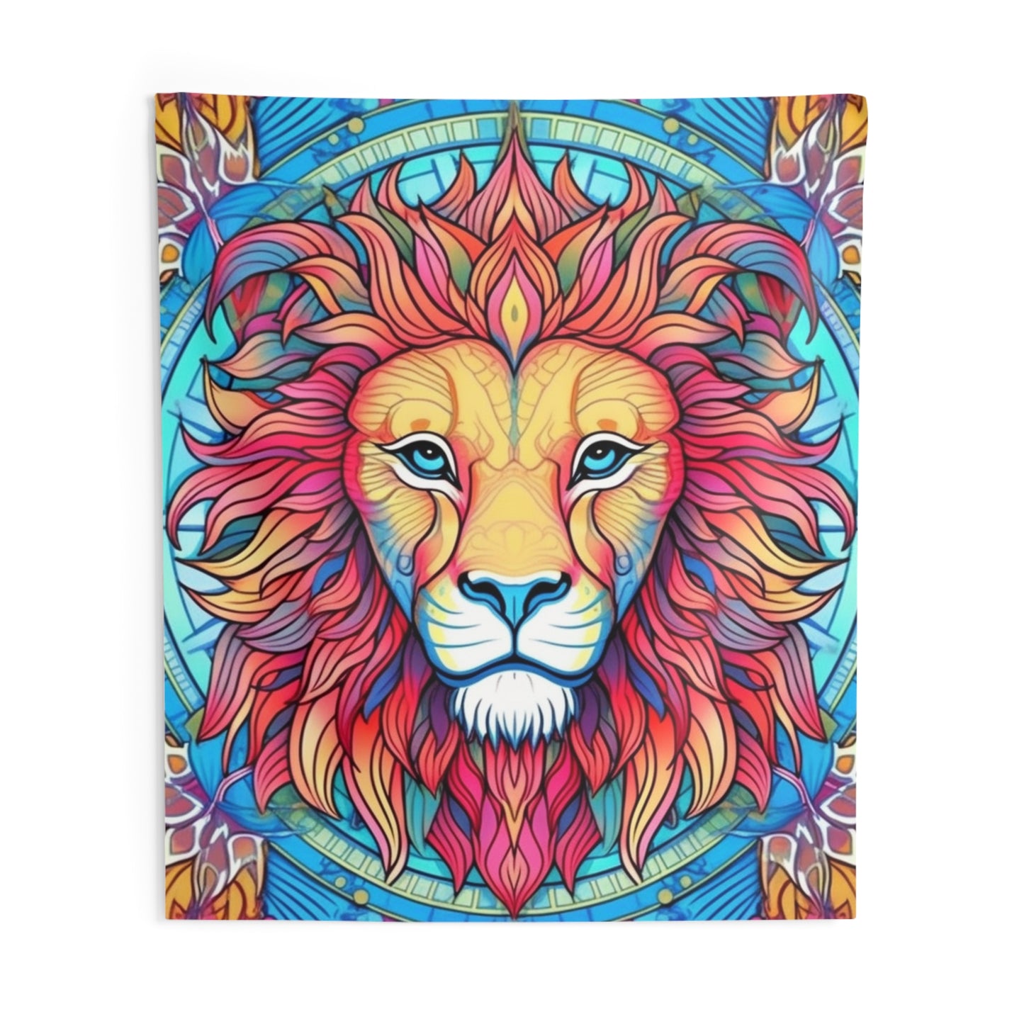 Astrological Leo - Cosmic Zodiac Constellation, Lion Symbol Art - Indoor Wall Tapestries