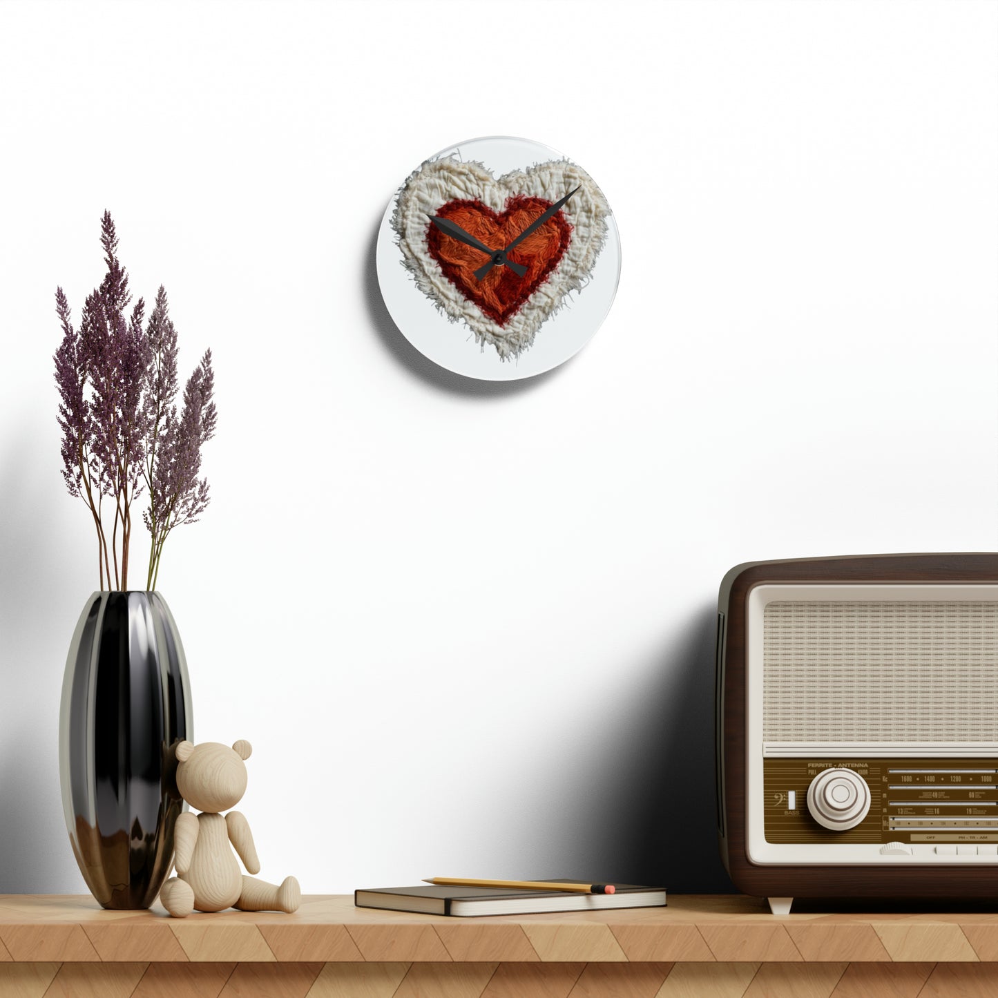 Valtentine Heart - Acrylic Wall Clock