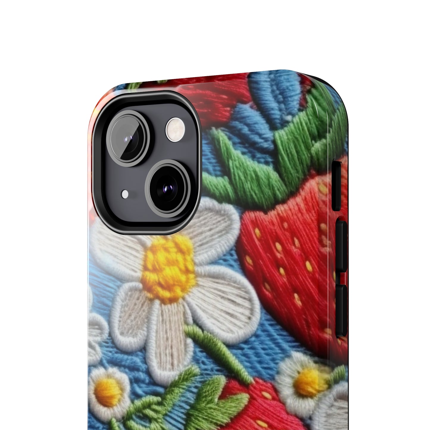 Orchard Berries: Juicy Sweetness from Nature's Garden - Fresh Strawberry Elegance - Tough Phone Cases