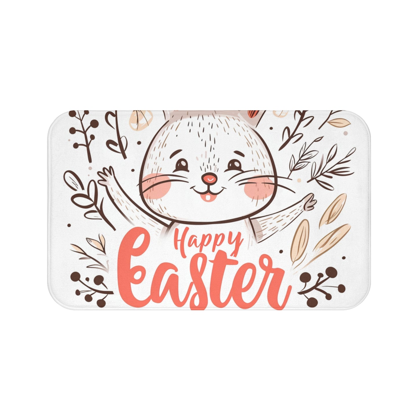 Happy Easter Bunny, Bath Mat