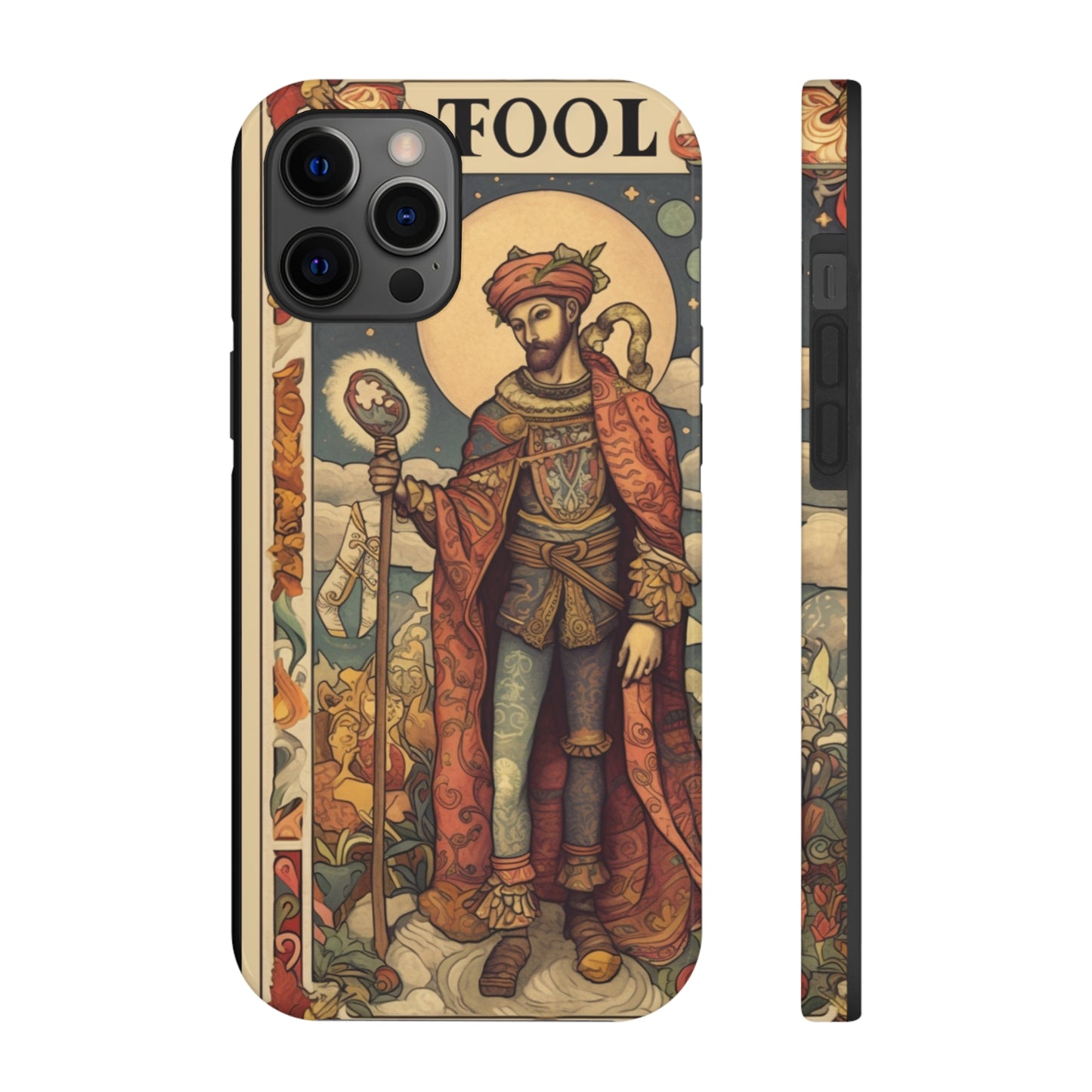 Expressive Tarot - 'The Fool' Card Artistic Reading Symbol - Tough Phone Cases