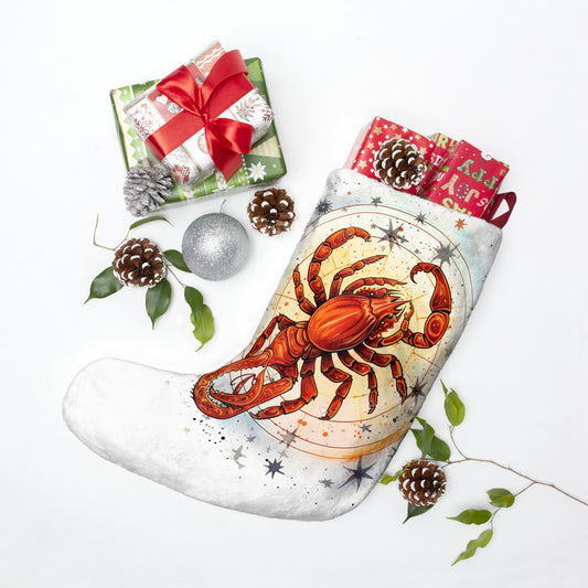 Prickly Scorpio Astrology - Sharp Zodiac Scorpion Celestial Horoscope - Christmas Stockings