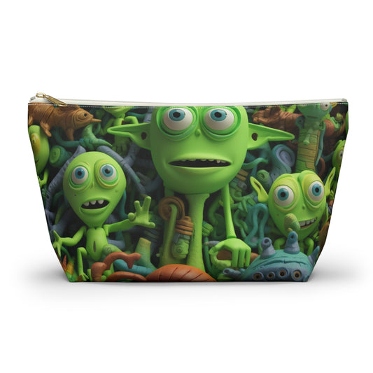 Toy Alien Story Space Character Galactic UFO Anime Cartoon - Bolsa de accesorios con fondo en T 