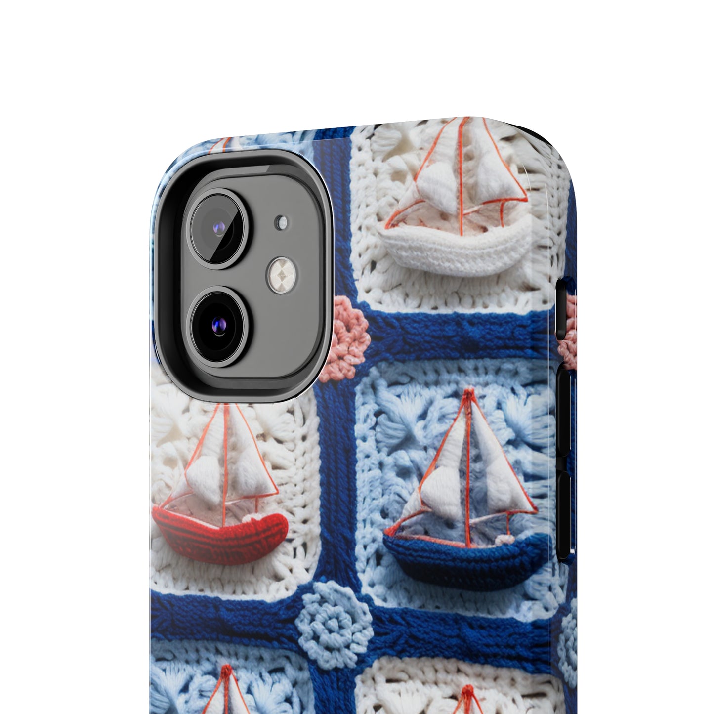 Crochet Boat Ship Sea Vessel Ocean Beach Travel Yacht Design - Tough Phone Cases