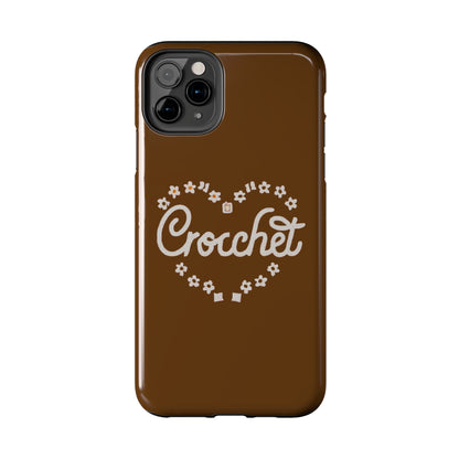 Crochet Heart Hobby Passion Gift Love Design - Tough Phone Cases