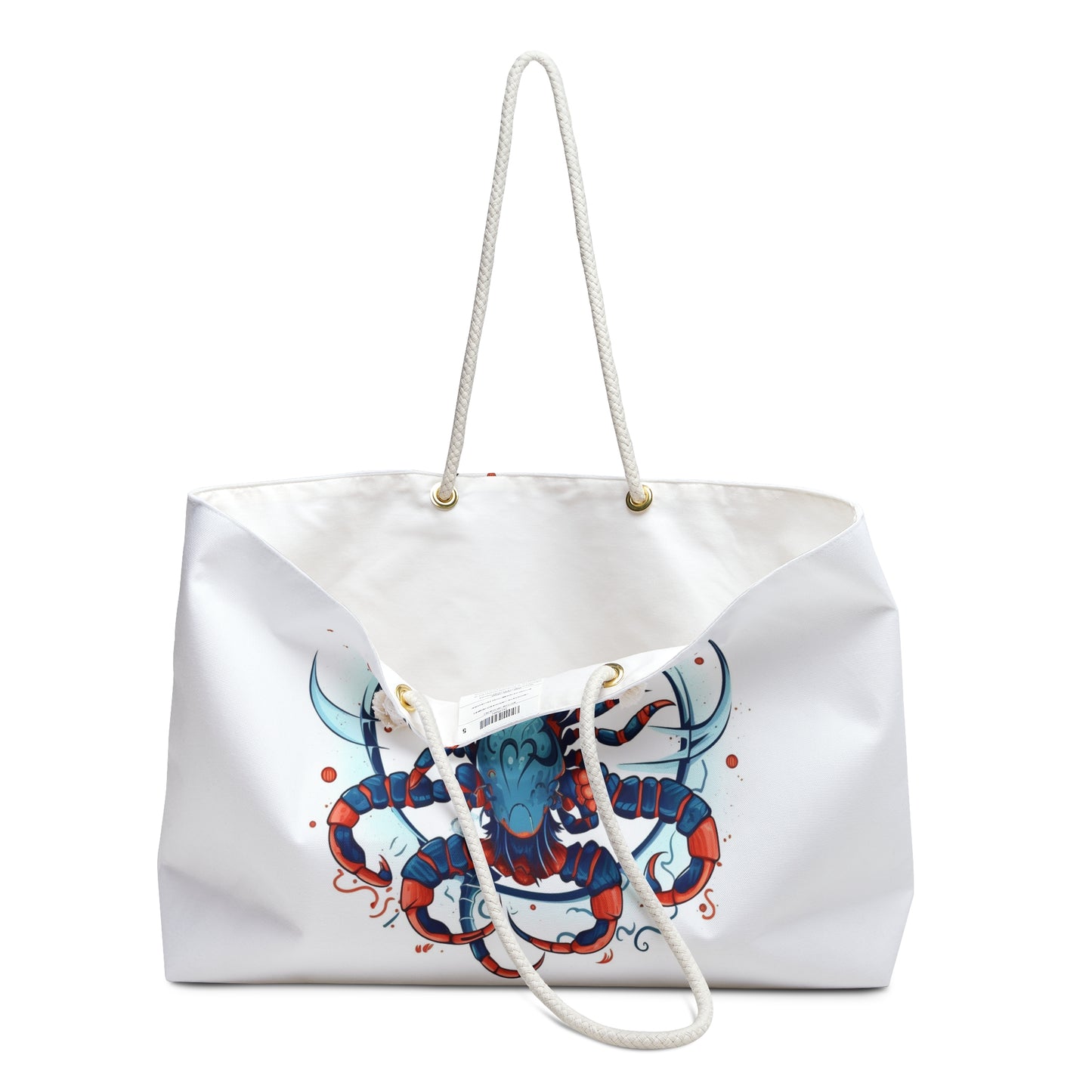 Cute Scorpio Zodiac Sign - Big Claws, Long Tail Cosmic Astrology Symbol - Weekender Bag