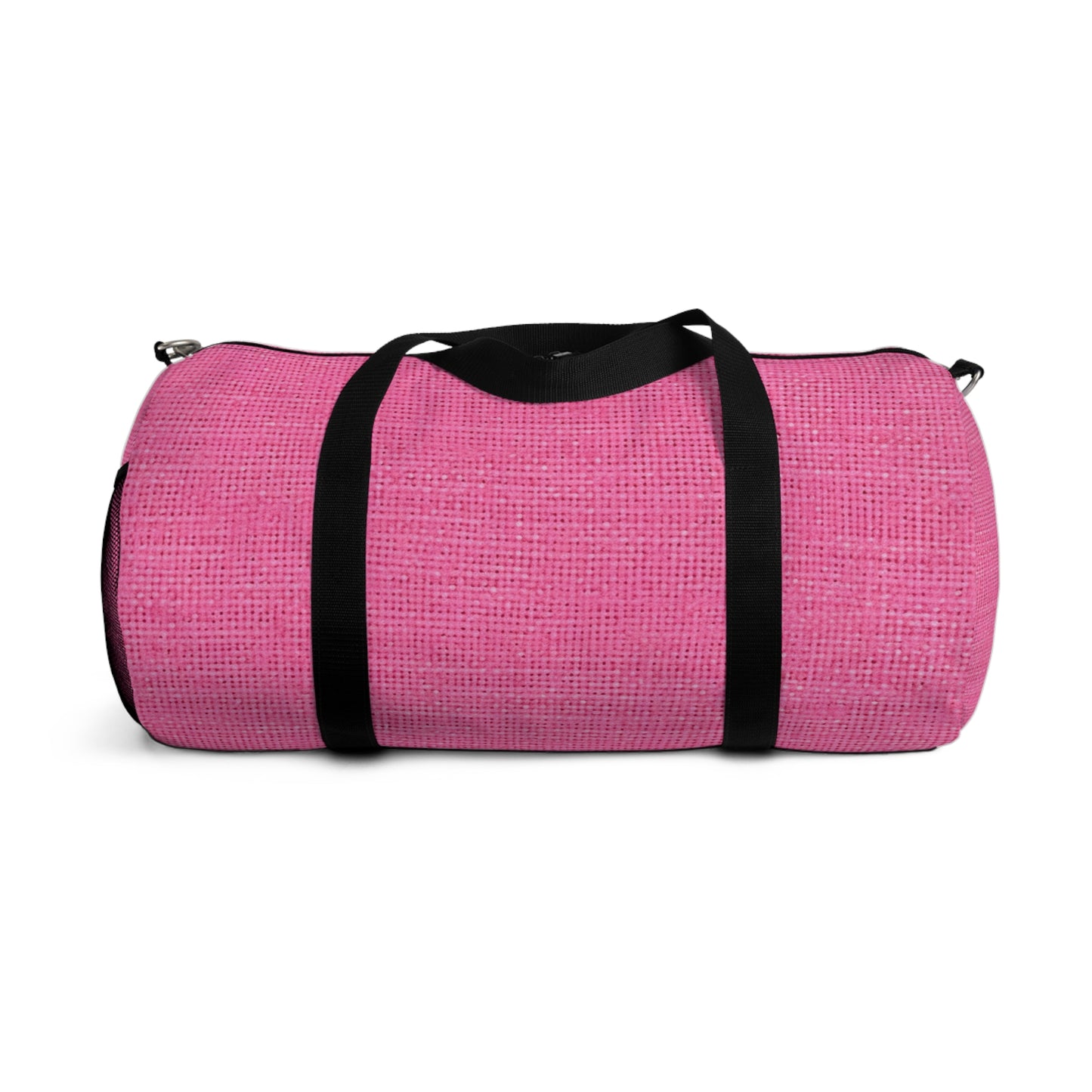 Doll-Like Pink Denim Designer Fabric Style - Duffel Bag