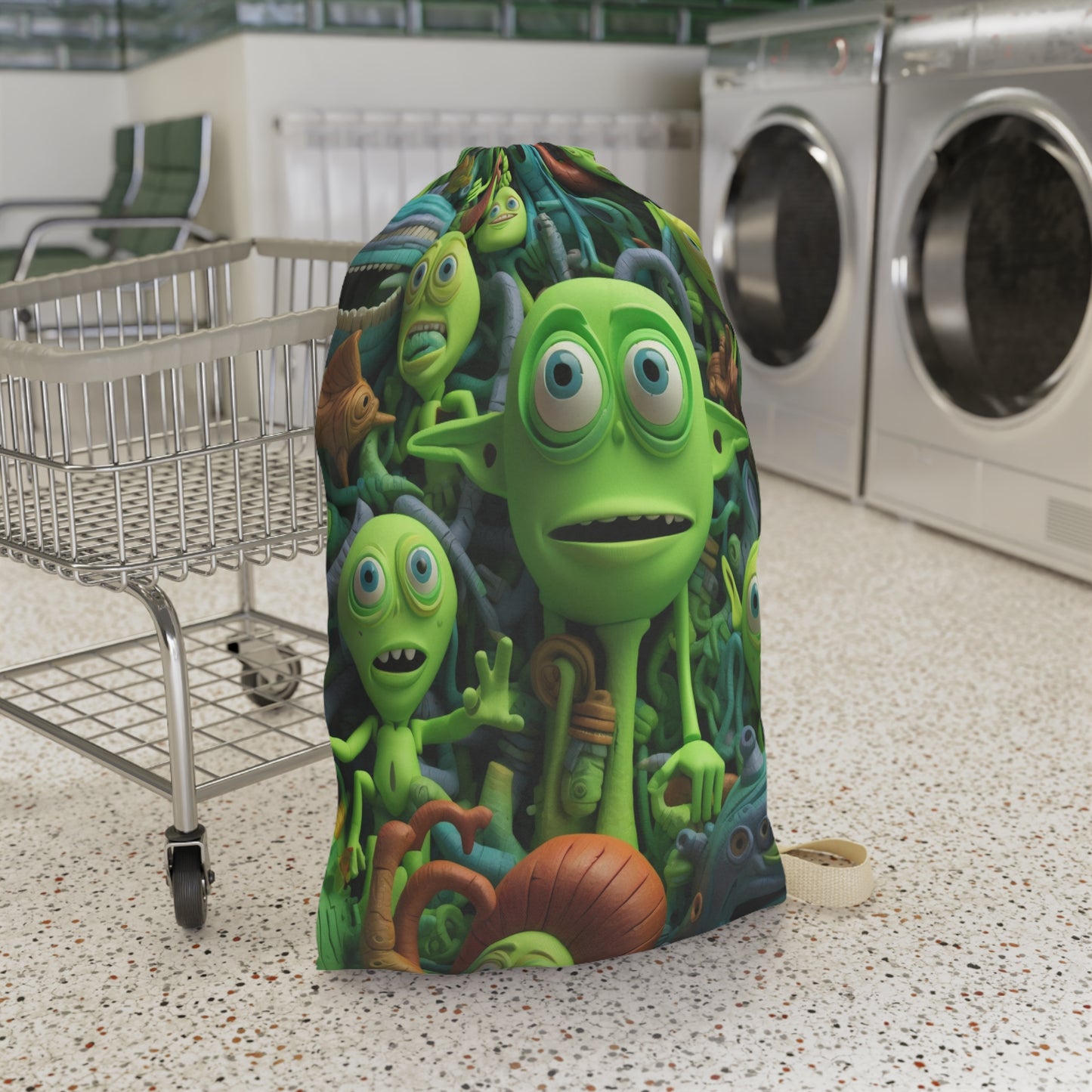 Toy Alien Story Space Character Galactic UFO Anime Cartoon - Laundry Bag