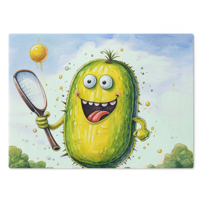 Pickleball Sport: Juego atlético de Pickle con red y paleta - Tabla de cortar 