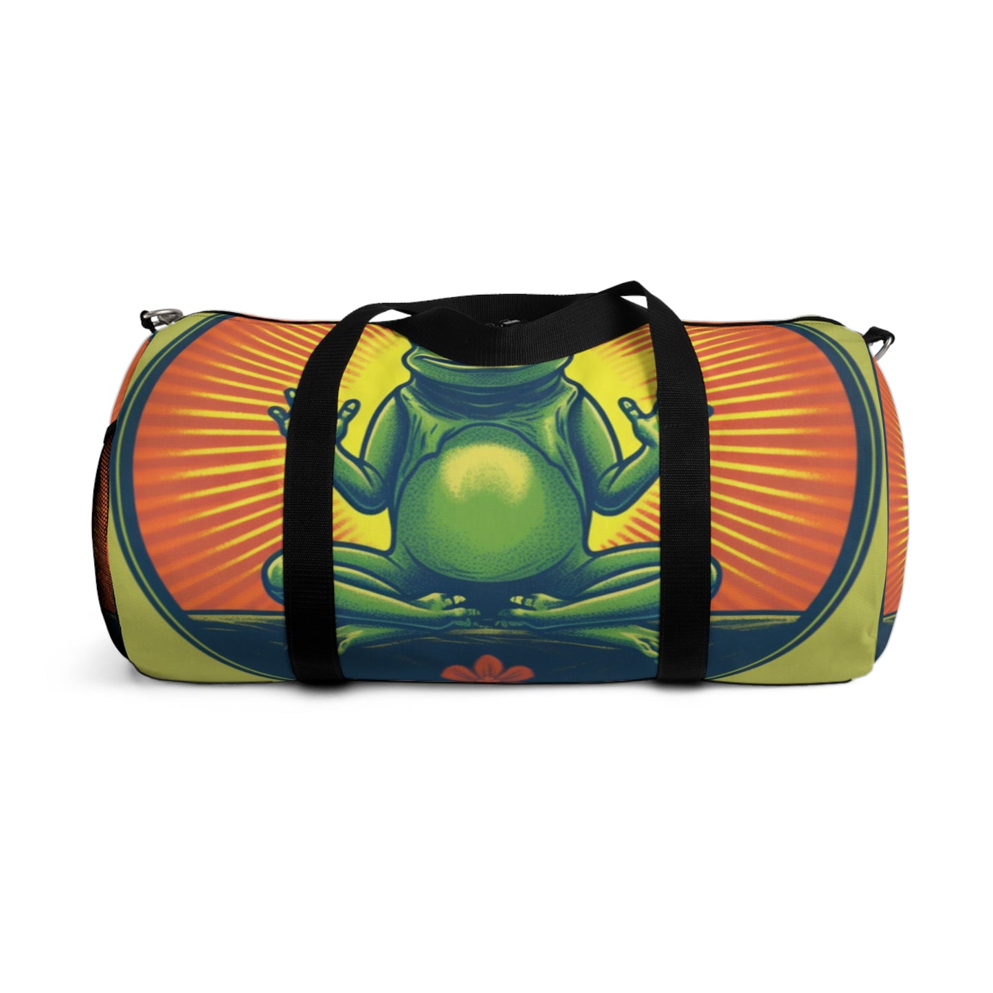 Yoga Frog Namaste Amphibian Relax Graphic Duffel Bag