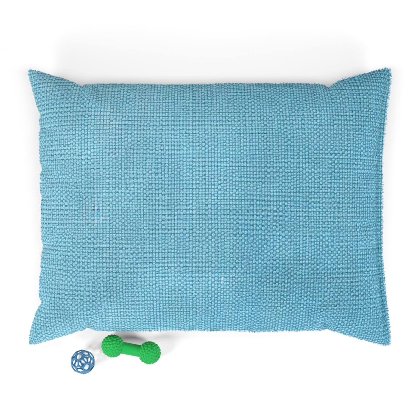 Bright Aqua Teal: Denim-Inspired Refreshing Blue Summer Fabric - Dog & Pet Bed