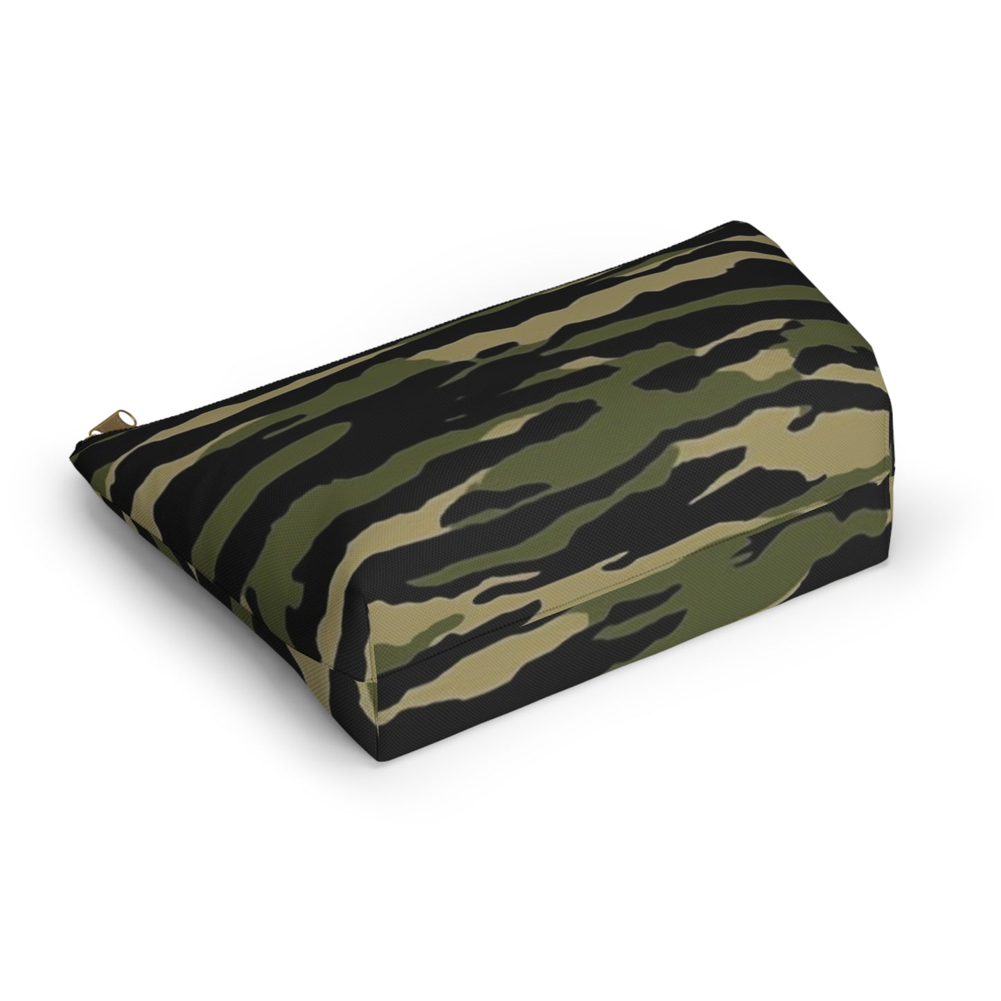 Tiger Stripe Camouflage: Military Style - Accessory Pouch w T-bottom