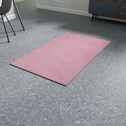 Blushing Garment Dye Pink: Denim-Inspired, Soft-Toned Fabric - Dobby Rug