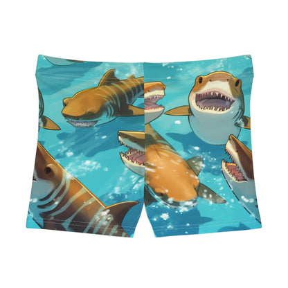 Tiger Shark: Ocean Marine Wildlife - Underwater - Women's Shorts (AOP)