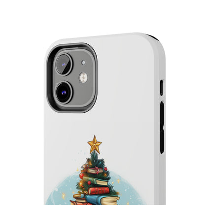 Book Lover Christmas Tree, Gift For Readers - Tough Phone Cases