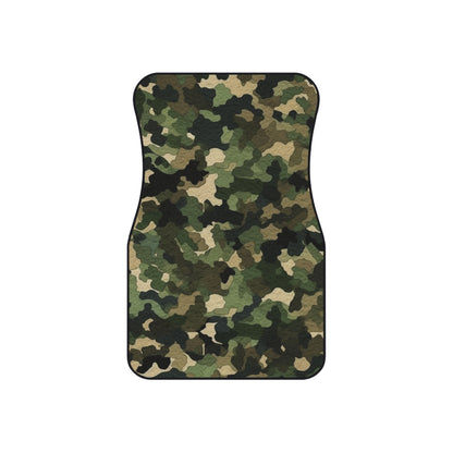 Camuflaje clásico | Envoltura de camuflaje | Camuflaje Tradicional - Alfombrillas Coche (Set de 4) 