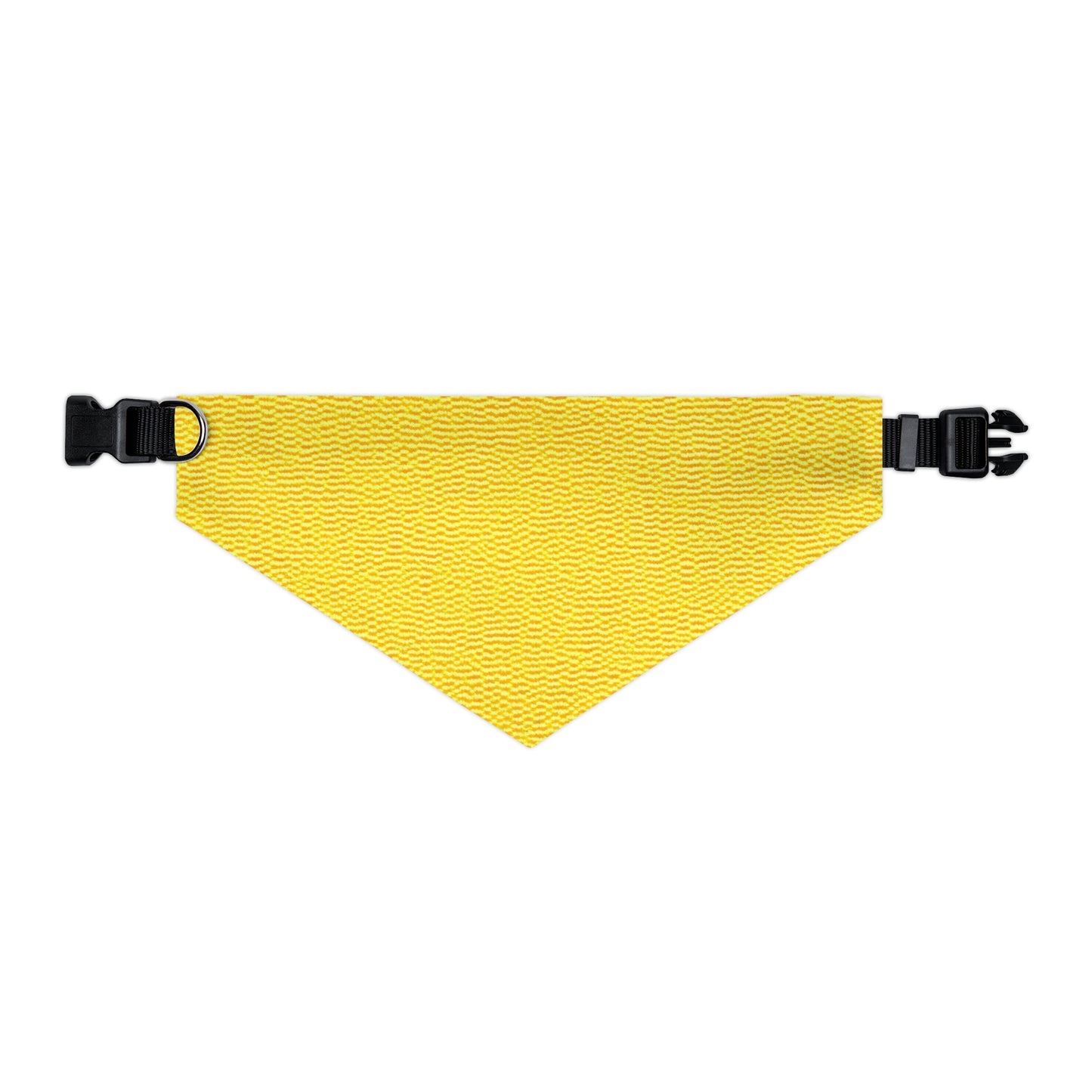 Sunshine Yellow Lemon: Denim-Inspired, Cheerful Fabric - Dog & Pet Bandana Collar