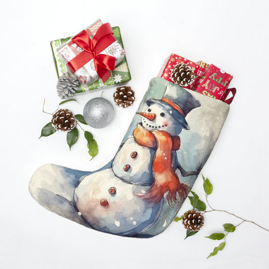 Frosty Winter Snowman - Christmas Stockings