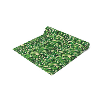 Disco Zebra Green - Table Runner (Cotton, Poly)