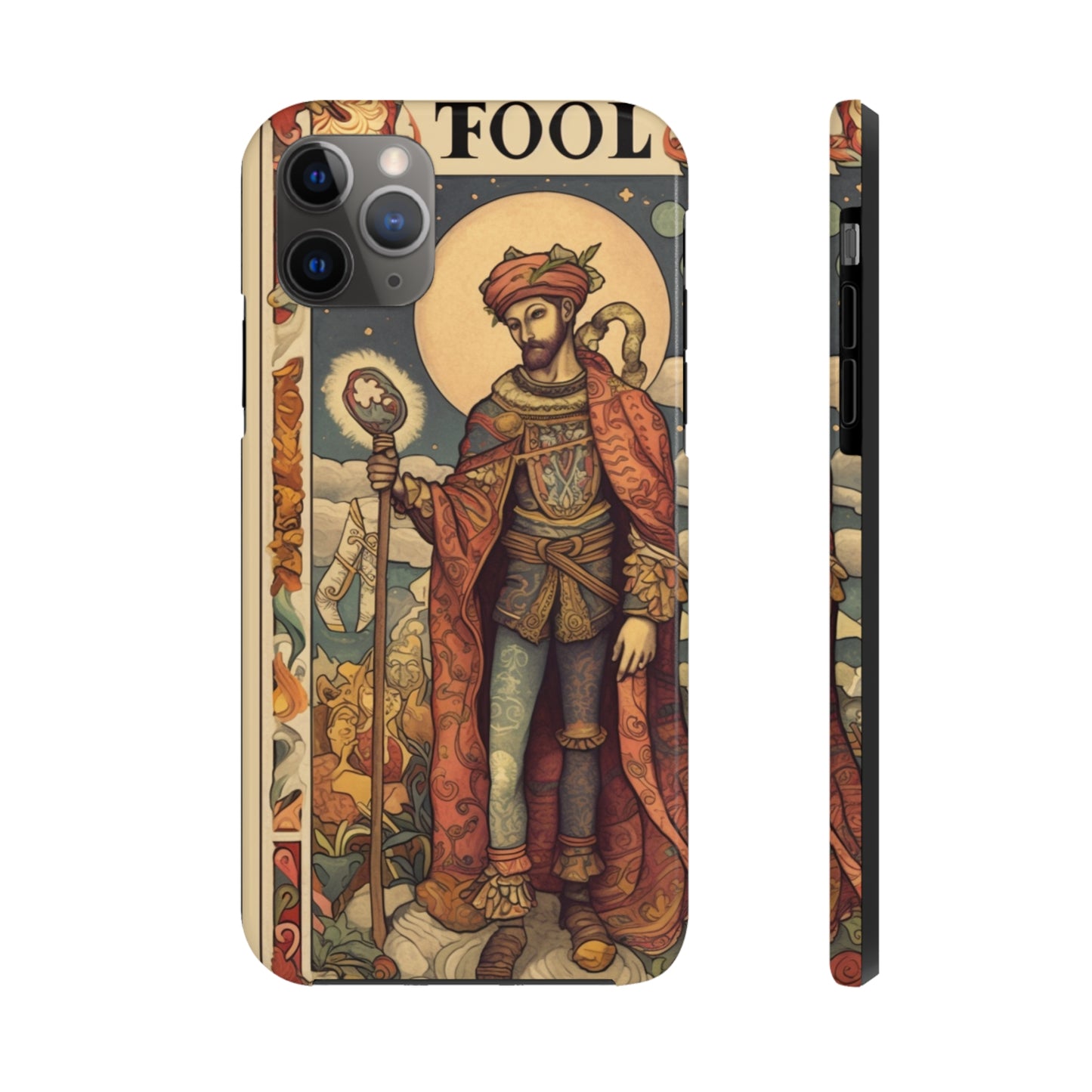 Expressive Tarot - 'The Fool' Card Artistic Reading Symbol - Tough Phone Cases