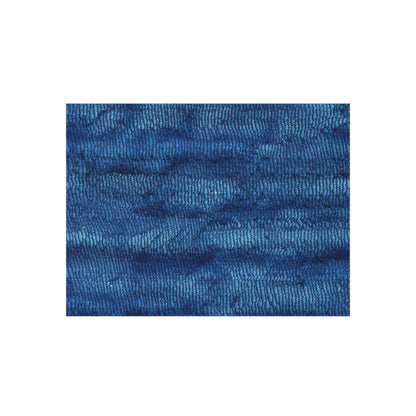 Blue Spectrum: Denim-Inspired Fabric Light to Dark - Outdoor Rug