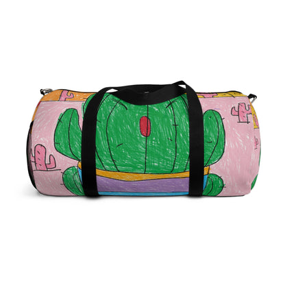 Desert Cactus Sumo Wrestler Graphic Duffel Bag